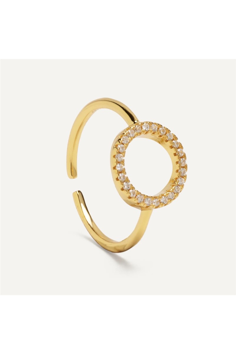 Anillo Luna BlancaRomeo Oro