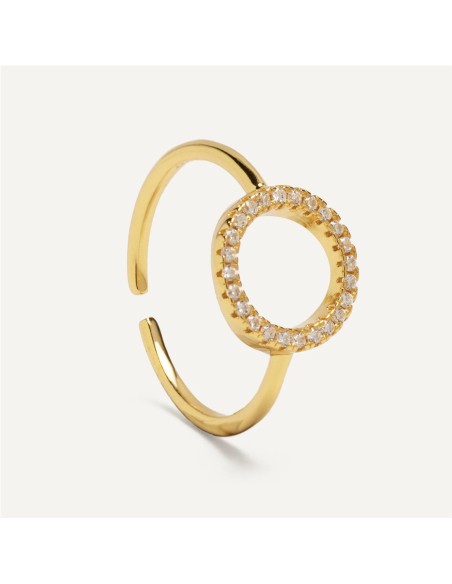 Anillo Luna BlancaRomeo Oro