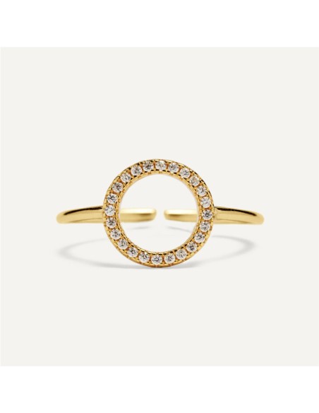 Anillo Luna BlancaRomeo Oro