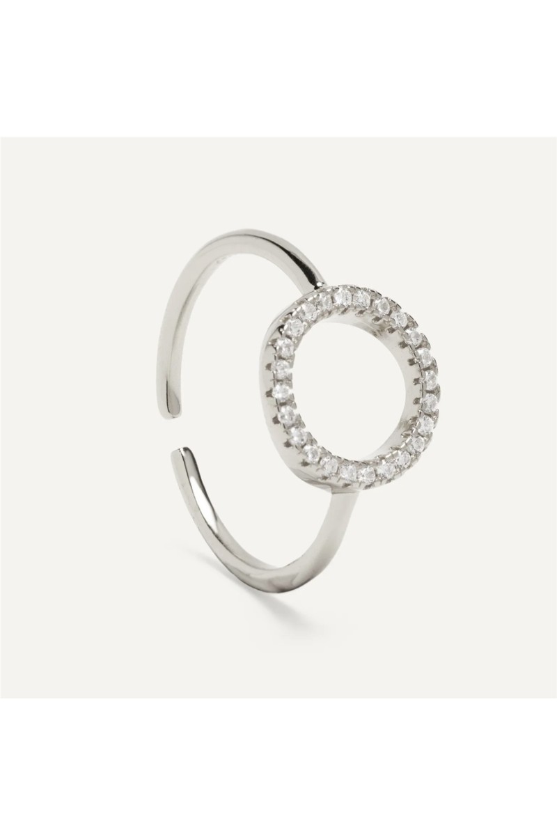 Anillo Luna BlancaRomeo Plata