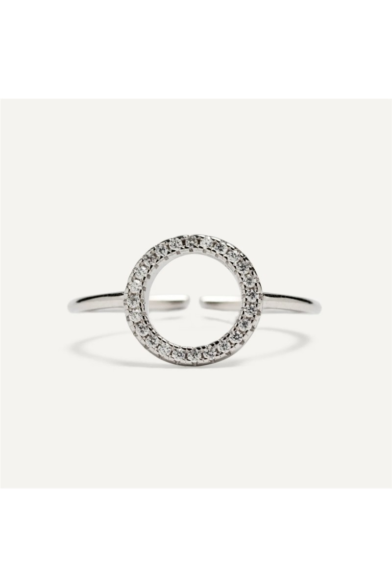 Anillo Luna BlancaRomeo Plata