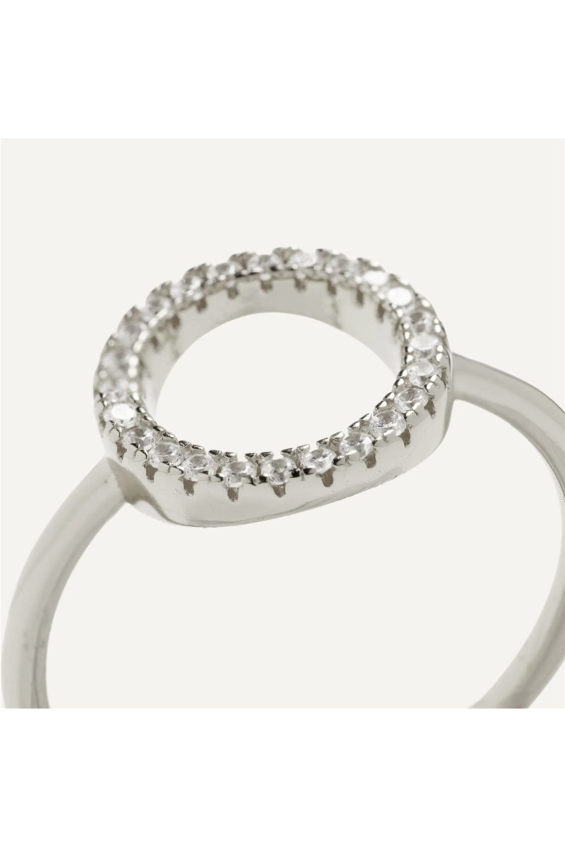 Anillo Luna BlancaRomeo Plata