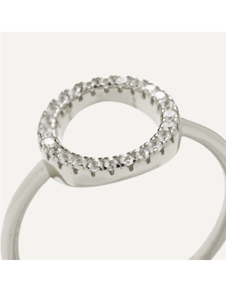 Anillo Luna BlancaRomeo Plata