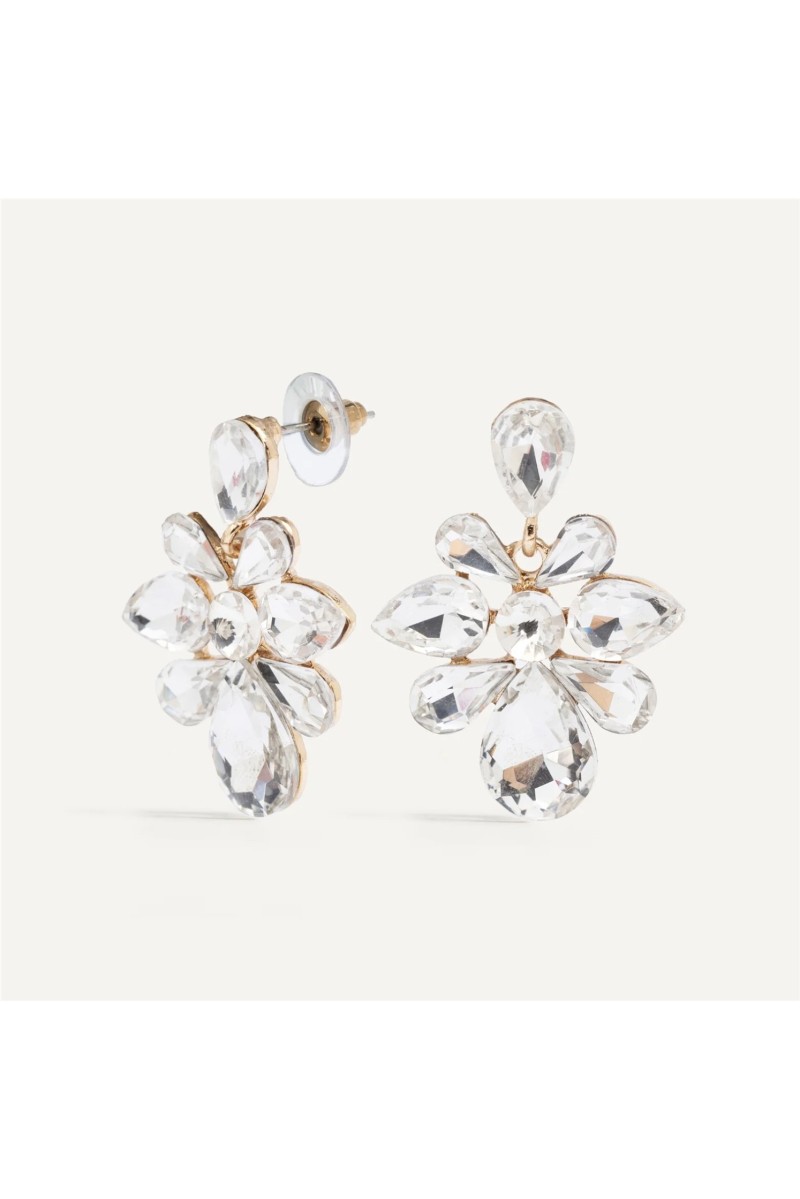 Pendientes Camelia BlancaRomeo Blanco