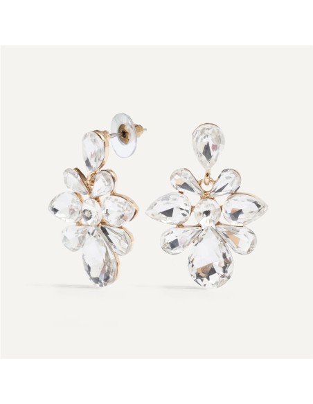 Pendientes Camelia BlancaRomeo Blanco