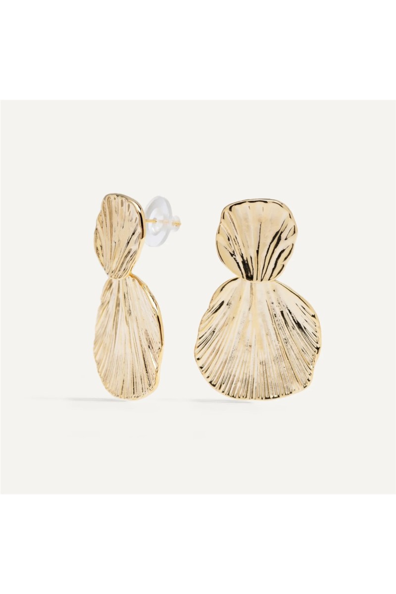 Pendientes Coralia BlancaRomeo Oro 2