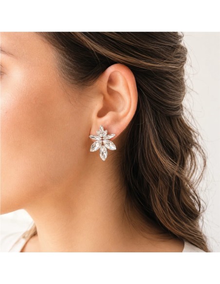 Pendientes Centella BlancaRomeo Blanco