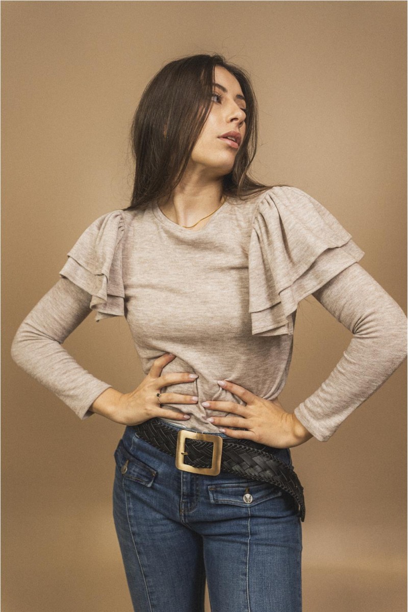 Camiseta Punto Volantes