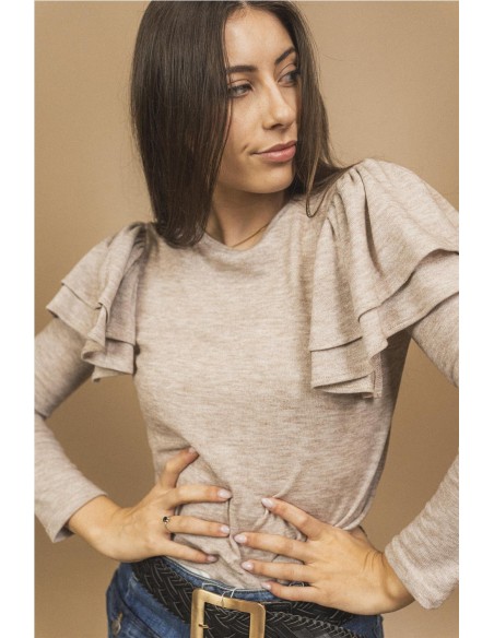 Camiseta Punto Volantes