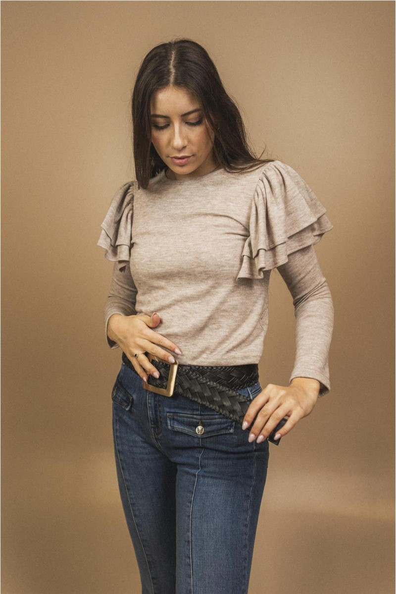 Camiseta Punto Volantes