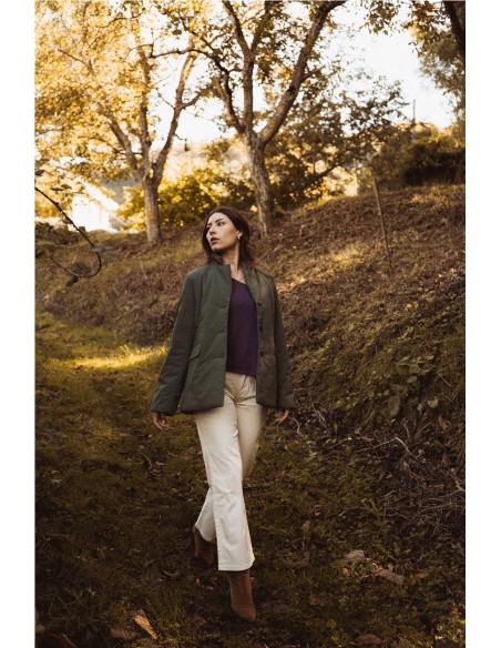 Pantalón Ebro Mus&Bombón Crudo