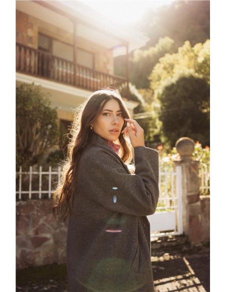 Abrigo Nervión Mus&Bombón Gris