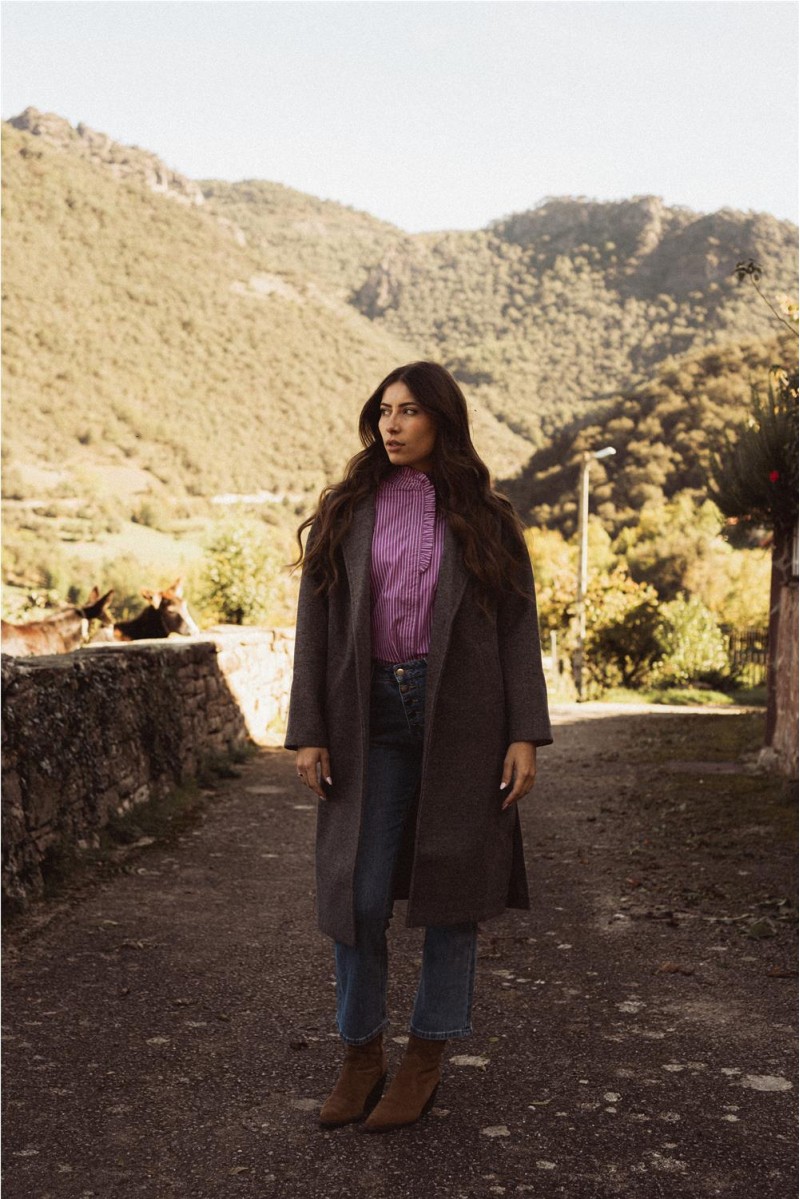 Abrigo Nervión Mus&Bombón Gris