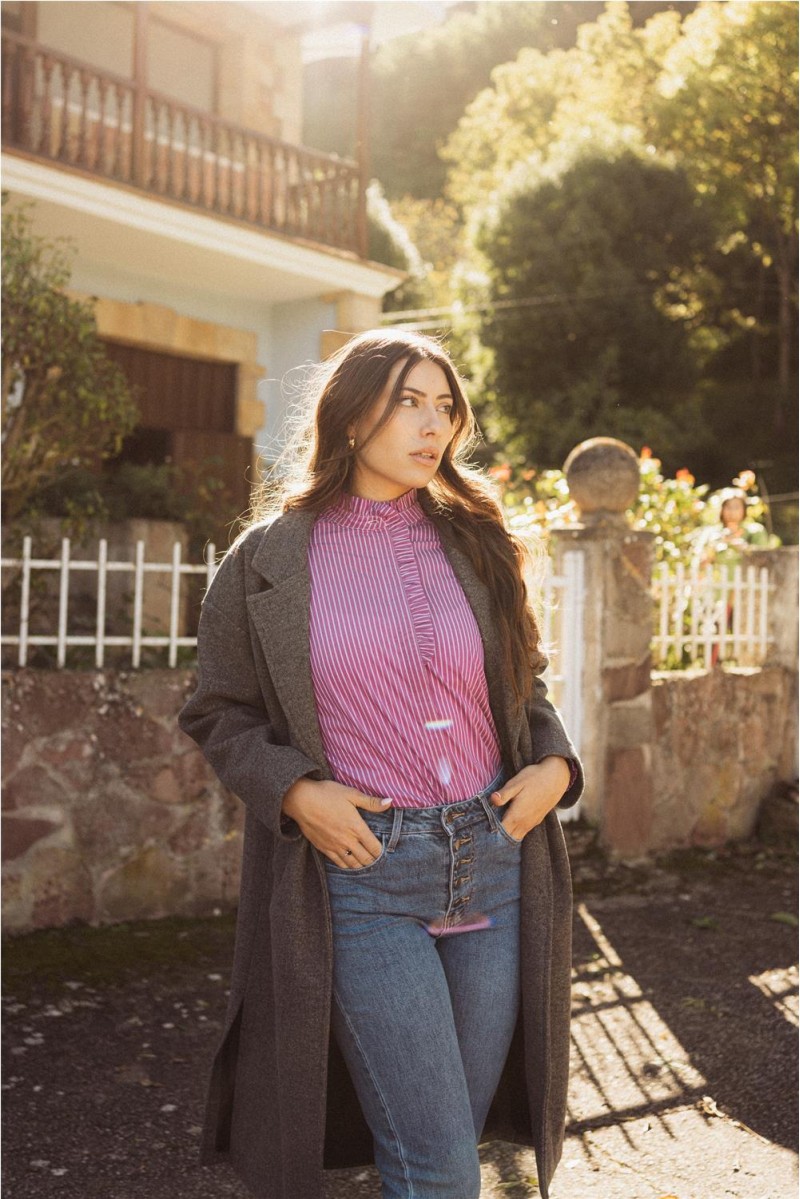 Abrigo Nervión Mus&Bombón Gris