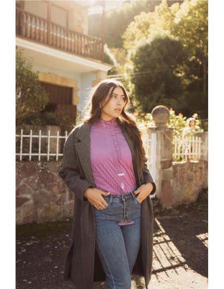 Abrigo Nervión Mus&Bombón Gris