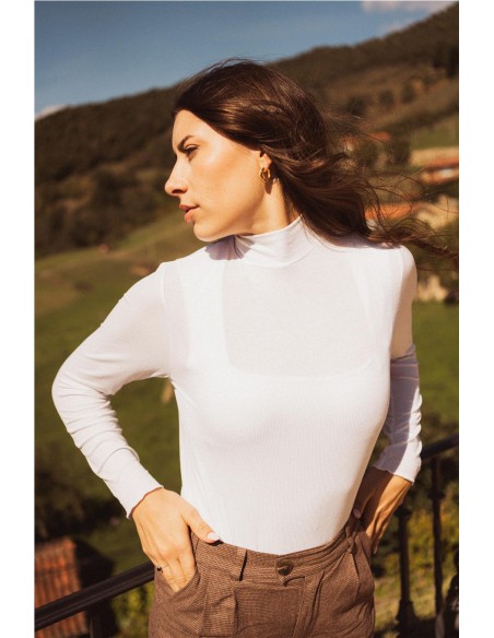 Camiseta Ceira Mus&Bombón Blanco