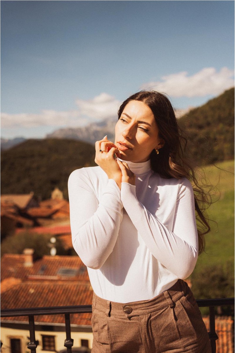 Camiseta Ceira Mus&Bombón Blanco