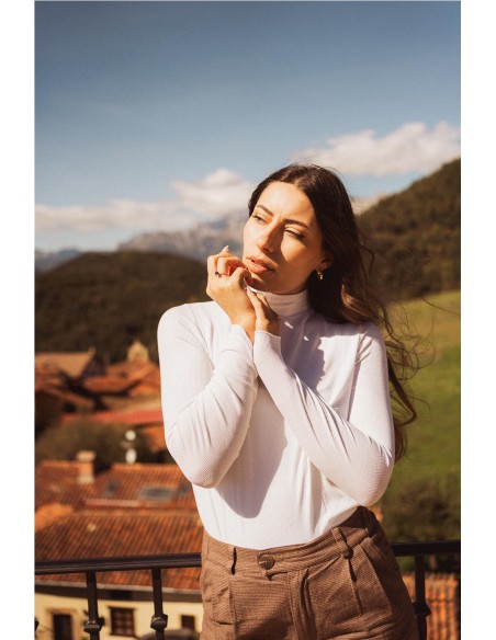 Camiseta Ceira Mus&Bombón Blanco