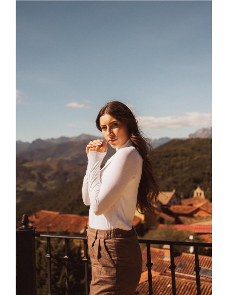 Camiseta Ceira Mus&Bombón Blanco