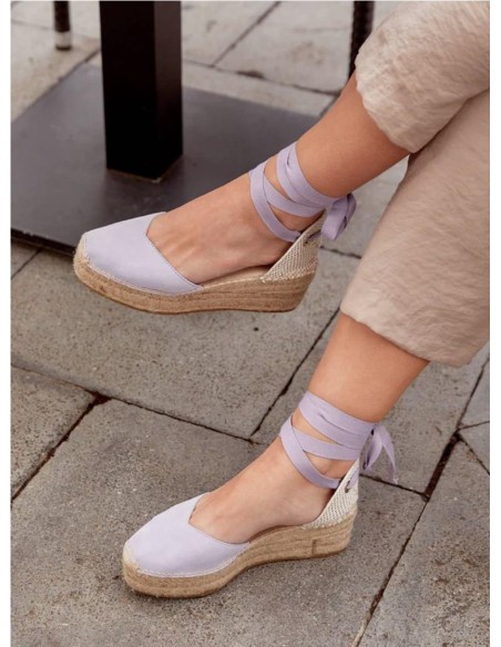 Alpargata Plataforma Alhamas Lila