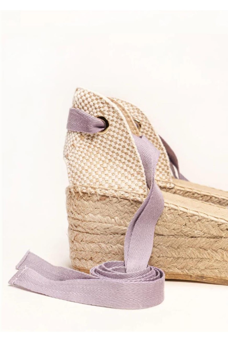 Alpargata Plataforma Alhamas Lila