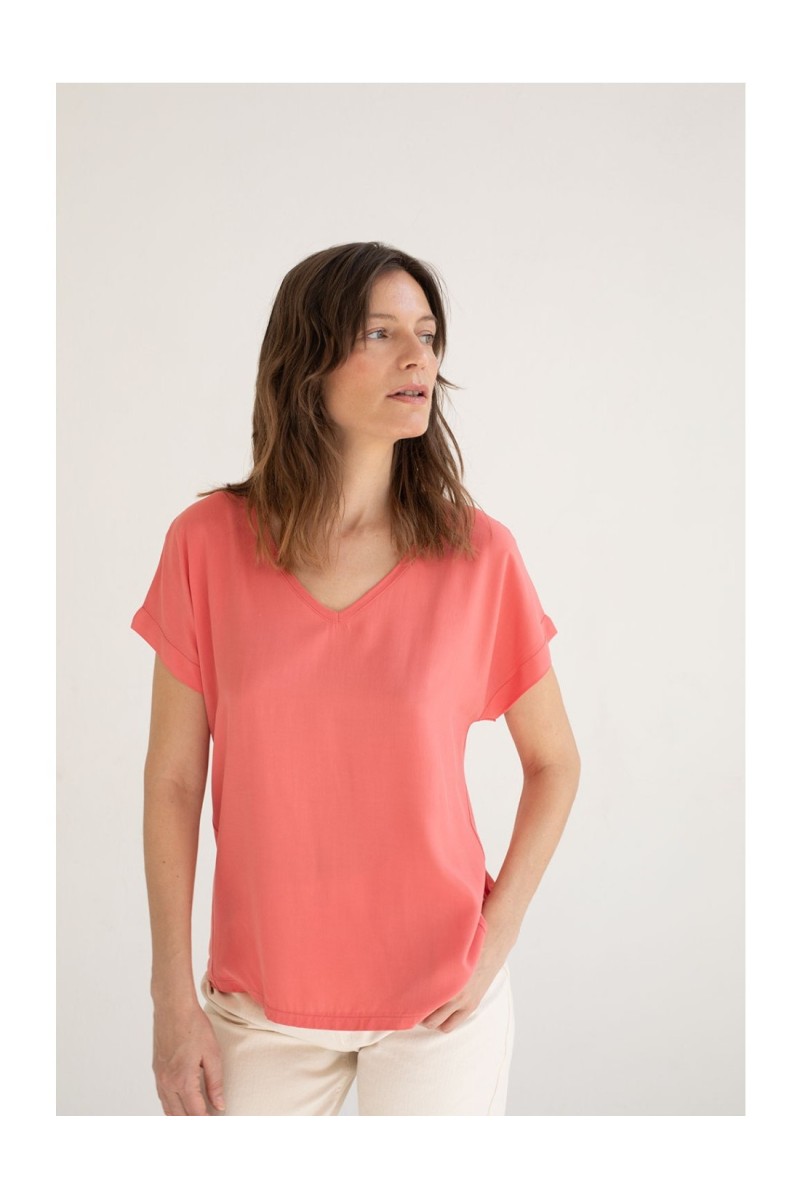 Camiseta Visayas Mus&Bombón Coral