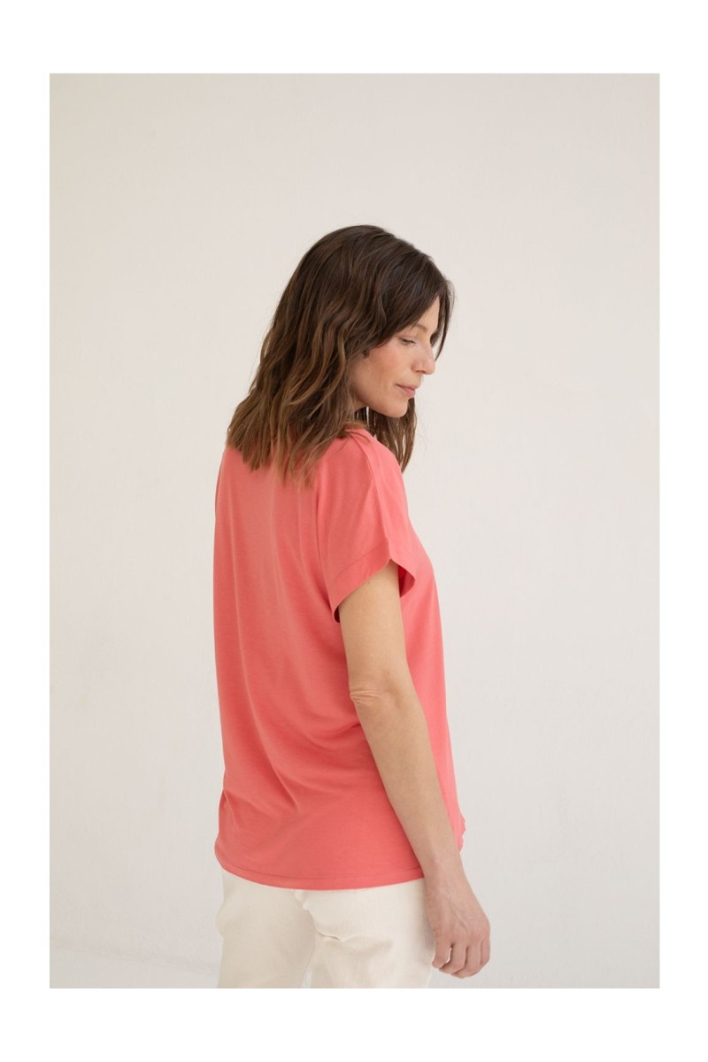 Camiseta Visayas Mus&Bombón Coral 2