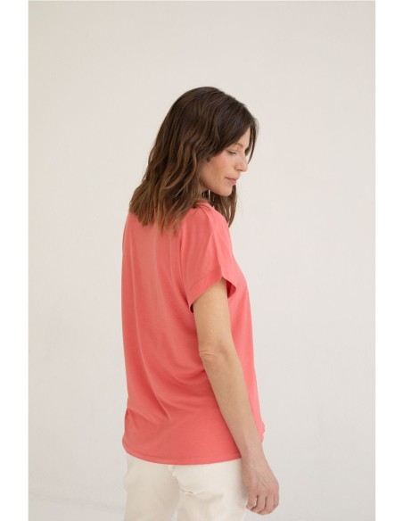 Camiseta Visayas Mus&Bombón Coral