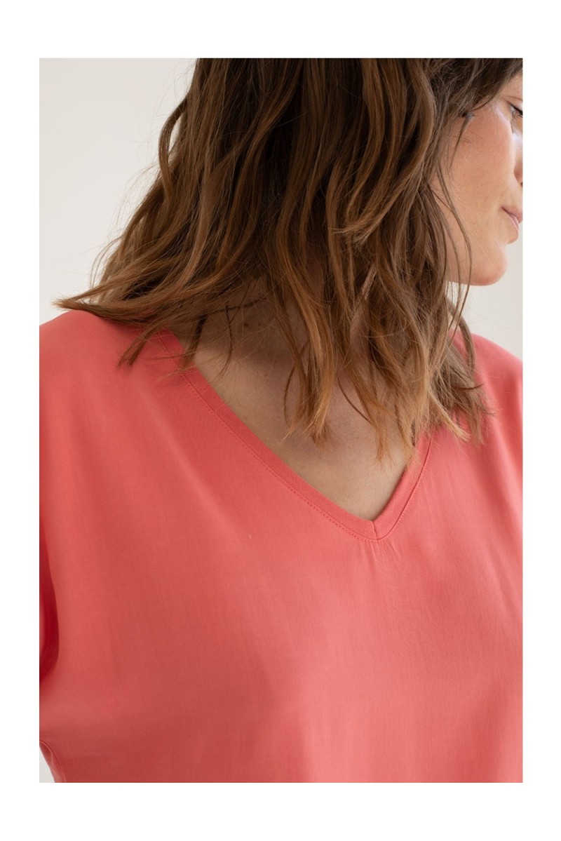 Camiseta Visayas Mus&Bombón Coral Camiseta Visayas Mus&Bombón Coral