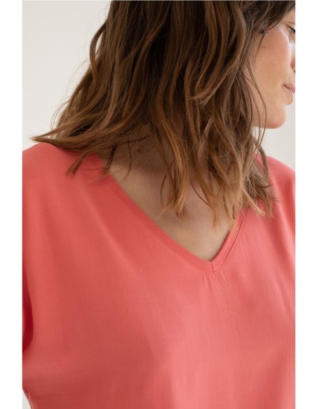 Camiseta Visayas Mus&Bombón Coral