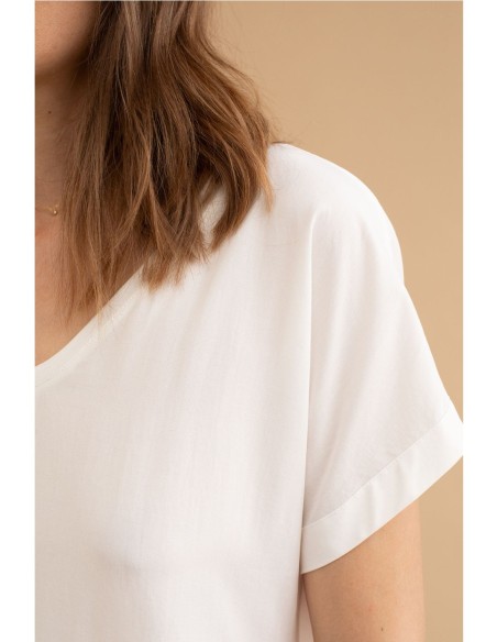 Camiseta Visayas Mus&Bombón Blanco