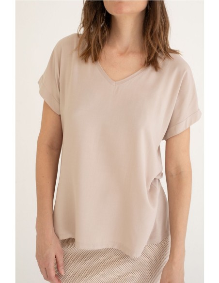 Camiseta Visayas Mus&Bombón Beige