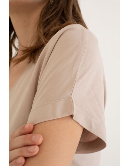 Camiseta Visayas Mus&Bombón Beige