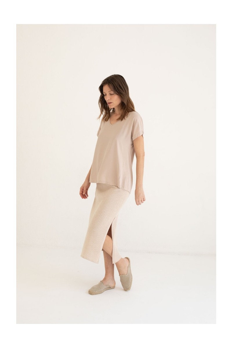 Camiseta Visayas Mus&Bombón Beige