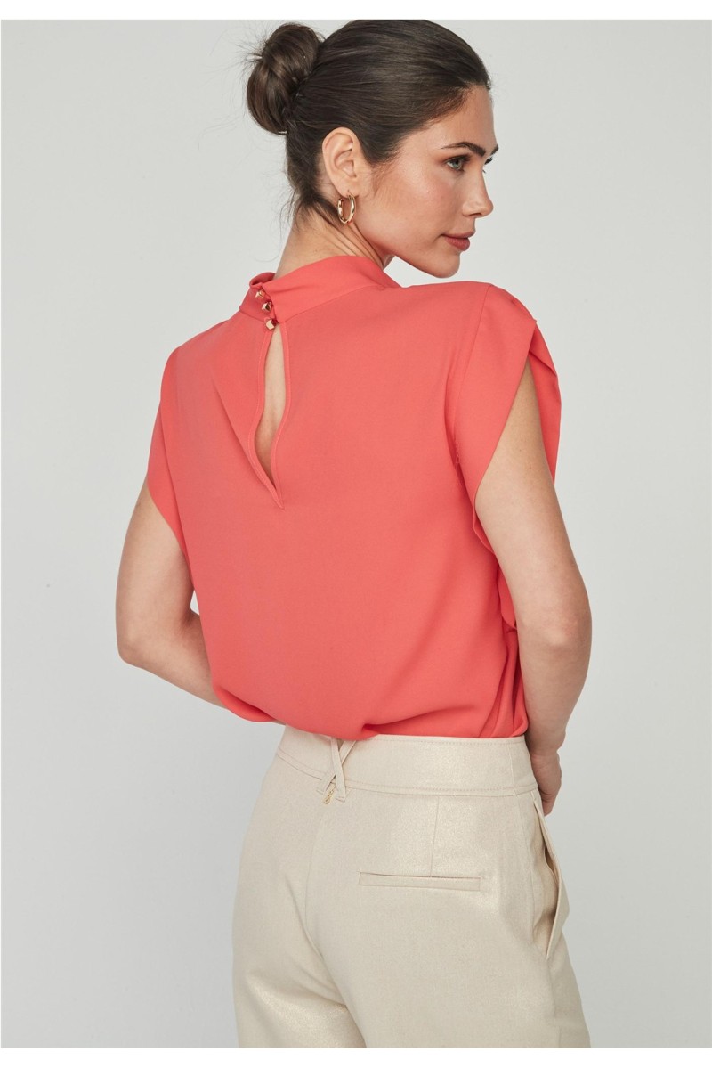 Blusa Rakura &Me Coral