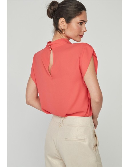 Blusa Rakura &Me Coral