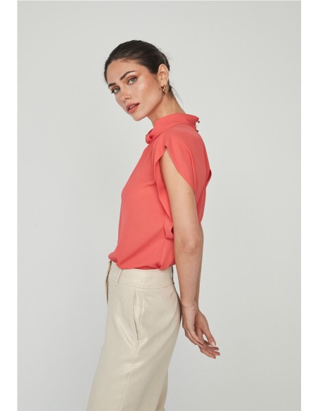 Blusa Rakura &Me Coral