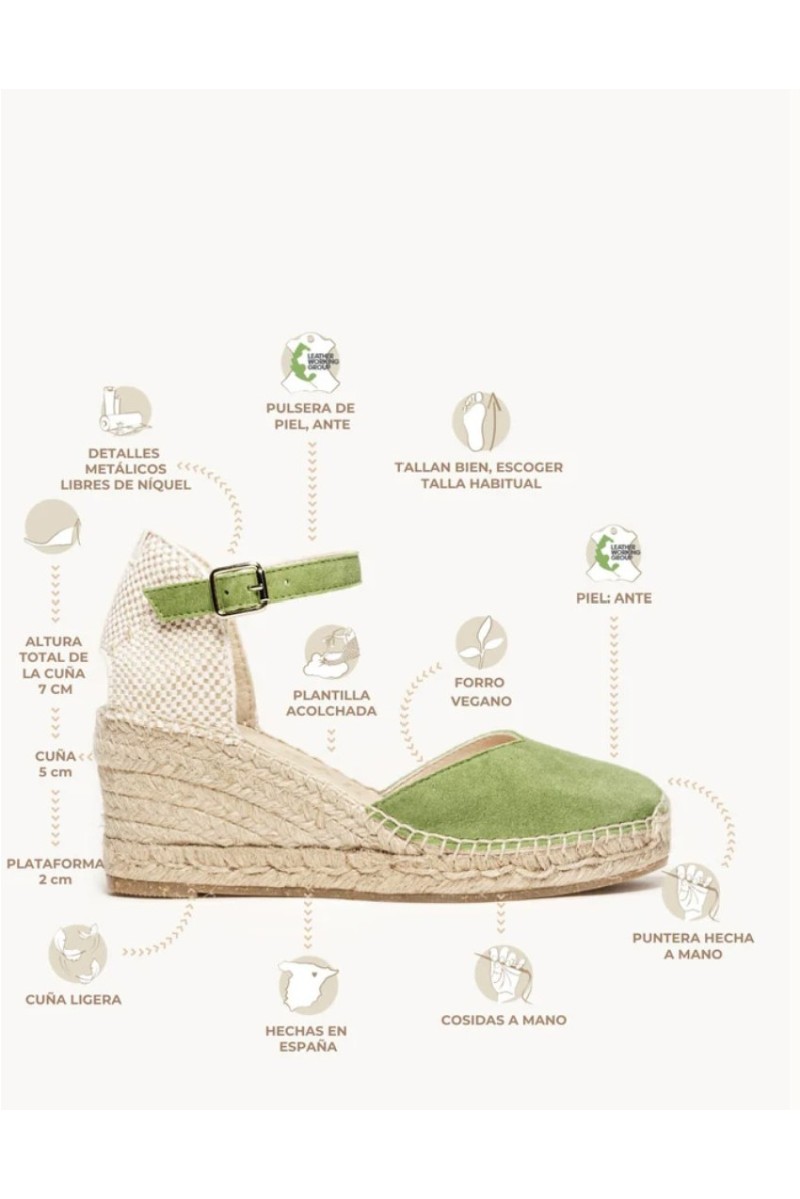 Alpargata Jara Alhamas Verde