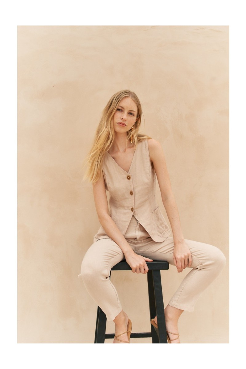 Pantalón Caledonia Mus&Bombón BEIGE 2