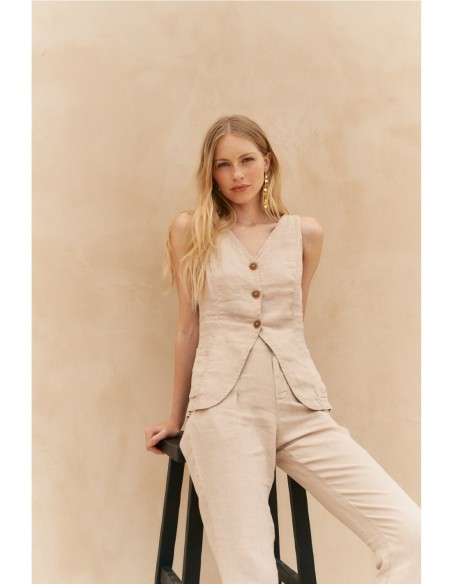 Pantalón Caledonia Mus&Bombón BEIGE