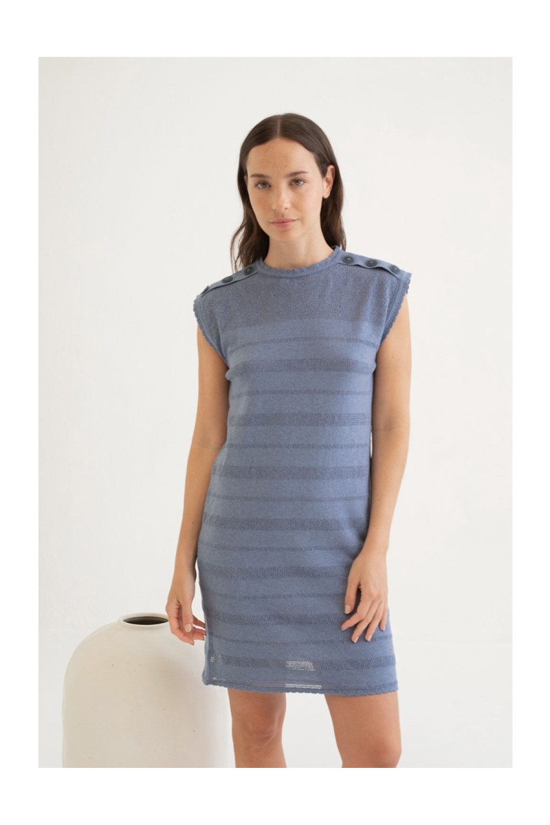 Vestido Yaca Mus&Bombón Azul