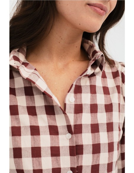 Camisa Marlene Mus&Bombón Granate