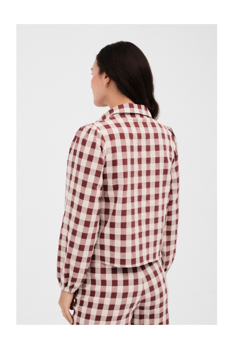 Camisa Marlene Mus&Bombón Granate