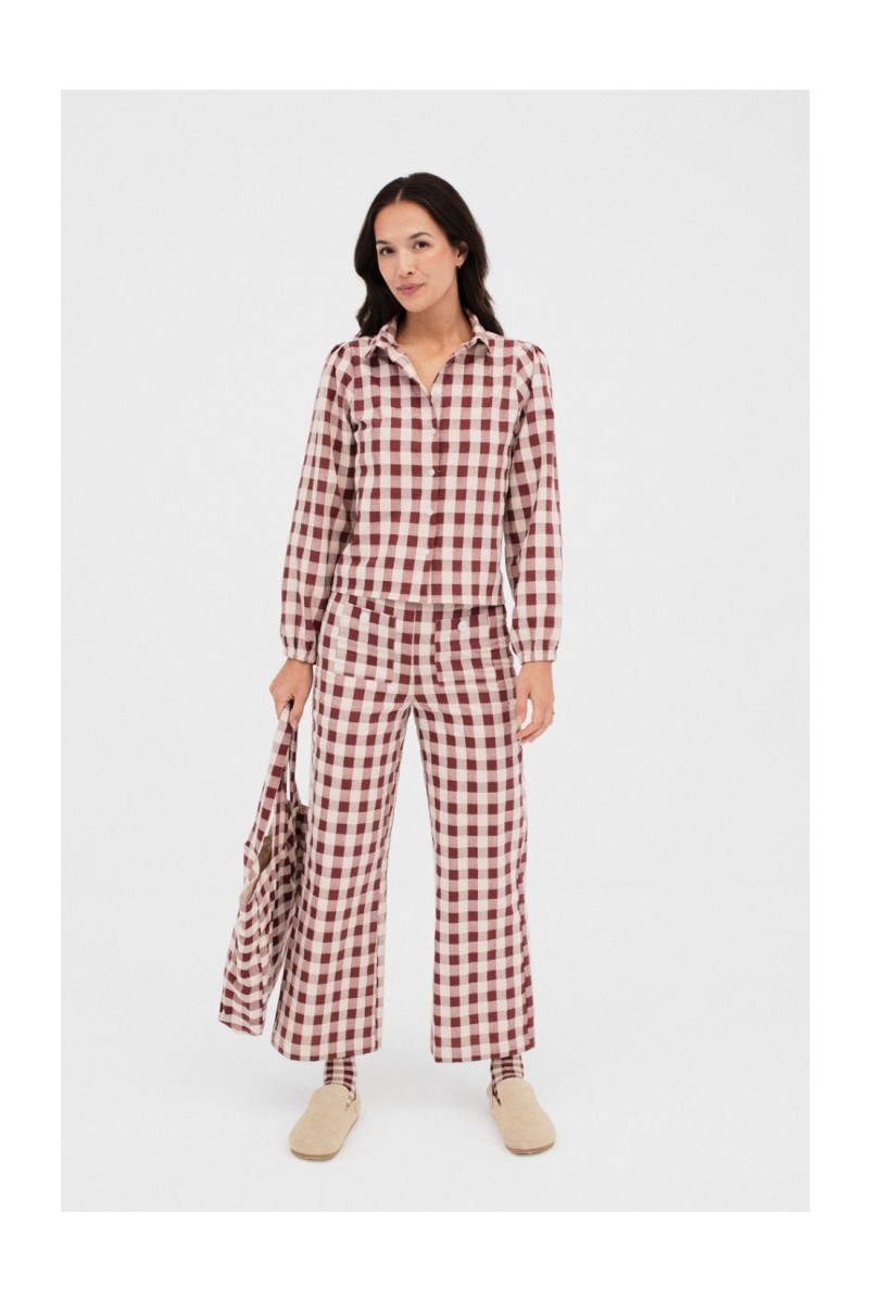 Pantalón Malasaña Mus&Bombón Granate