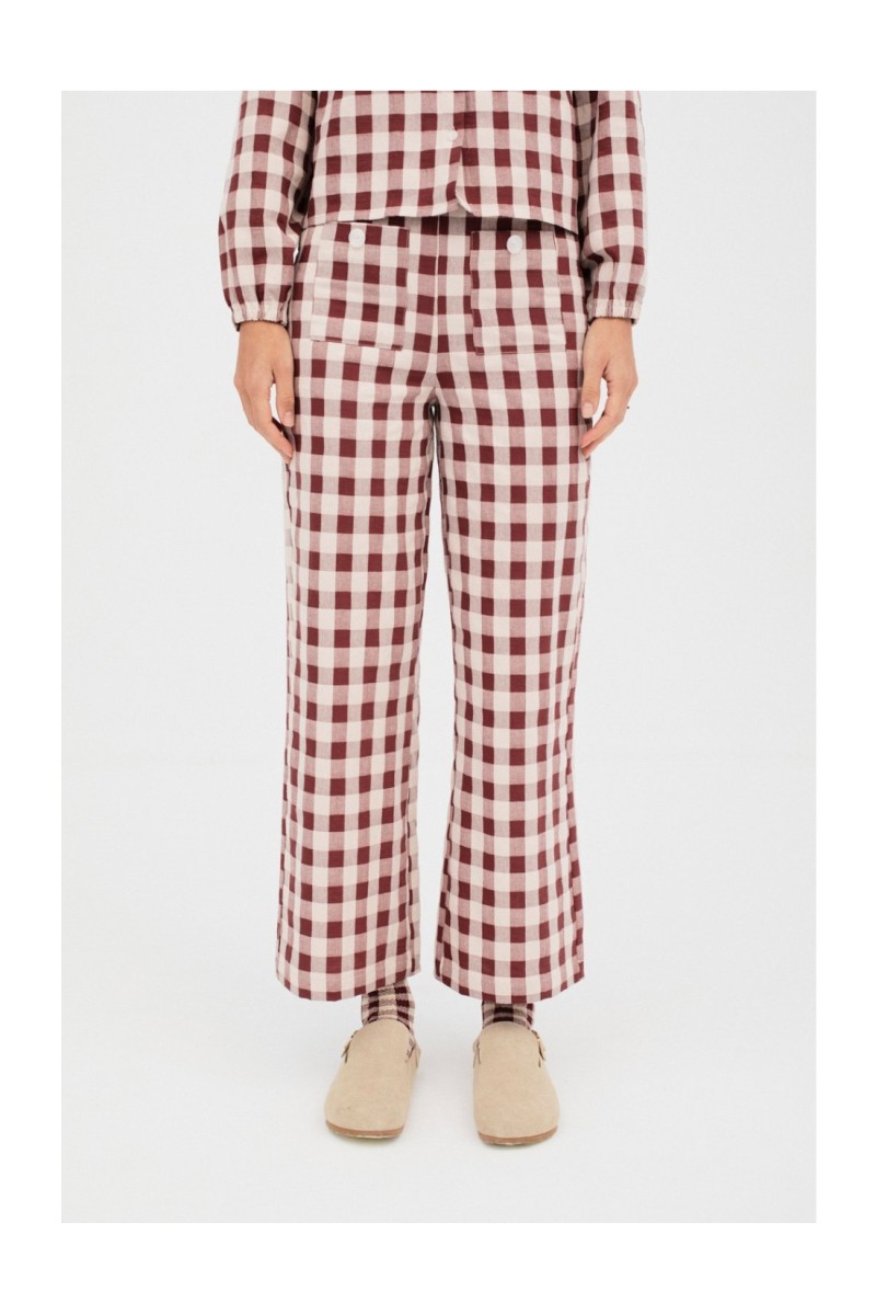 Pantalón Malasaña Mus&Bombón Granate