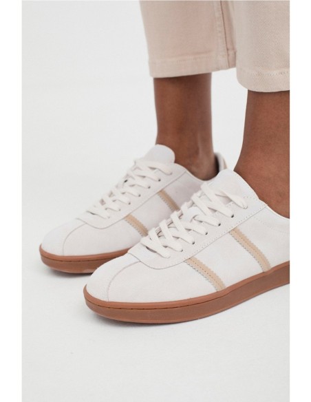 Sneaker Hillside Mus&Bombón Crudo