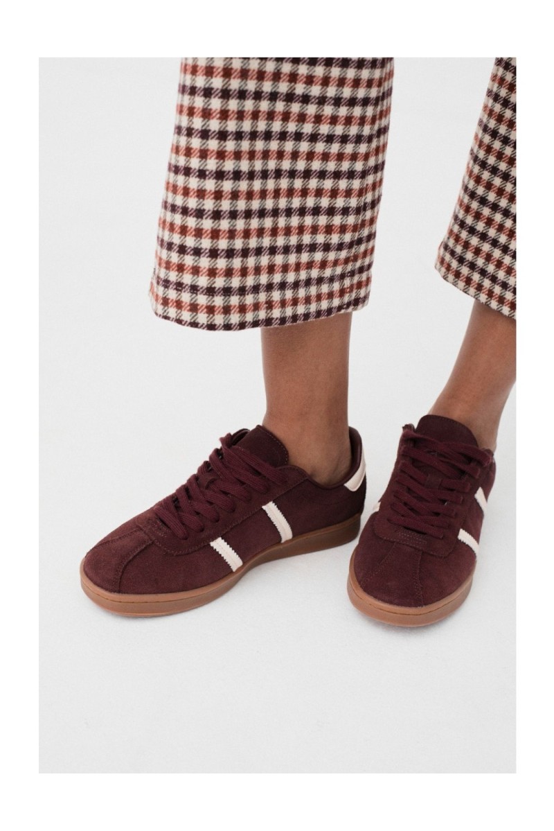 Sneaker Hillside Mus&Bombón Granate