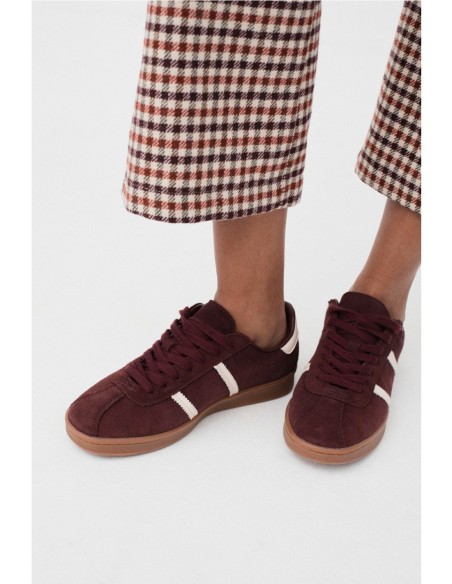 Sneaker Hillside Mus&Bombón Granate