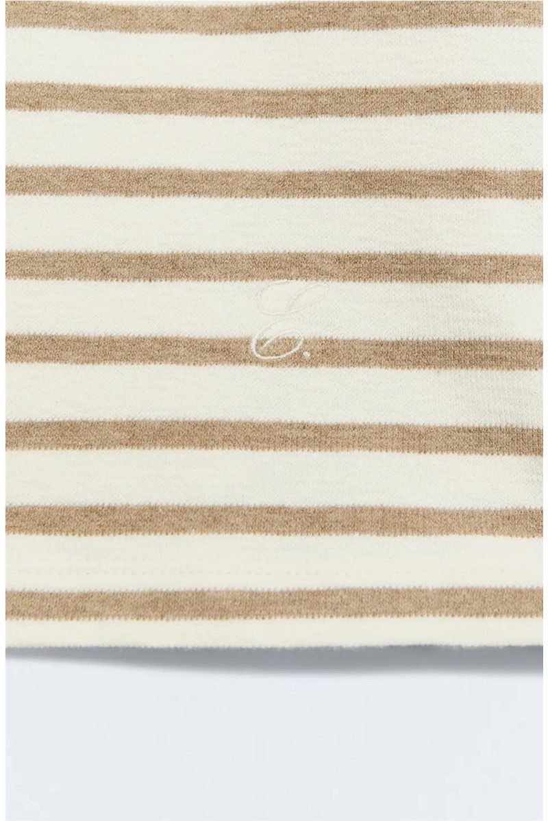 Sudadera Stripes EseOese Camel
