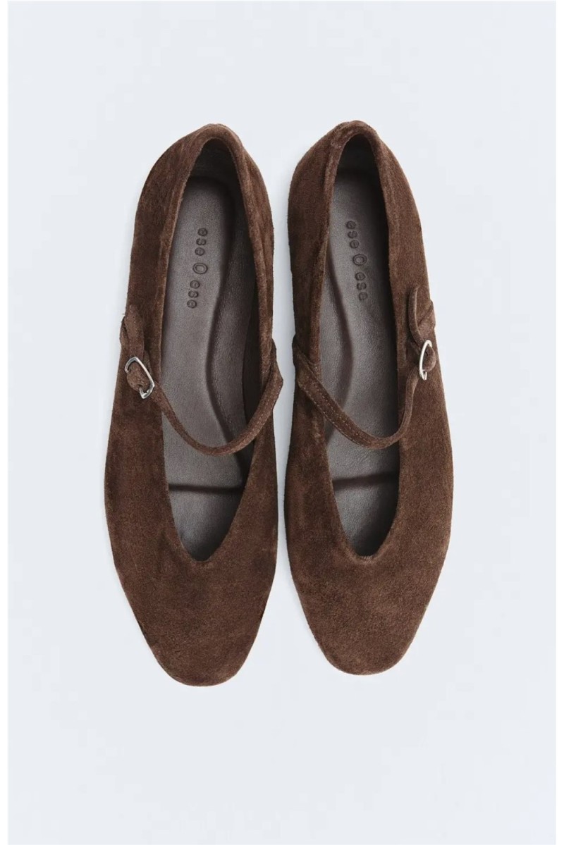 Bailarina Suede EseOese Marrón